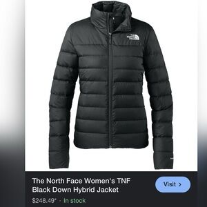 The North Face Women's Black Goose Down Hybrid Jacket Size M